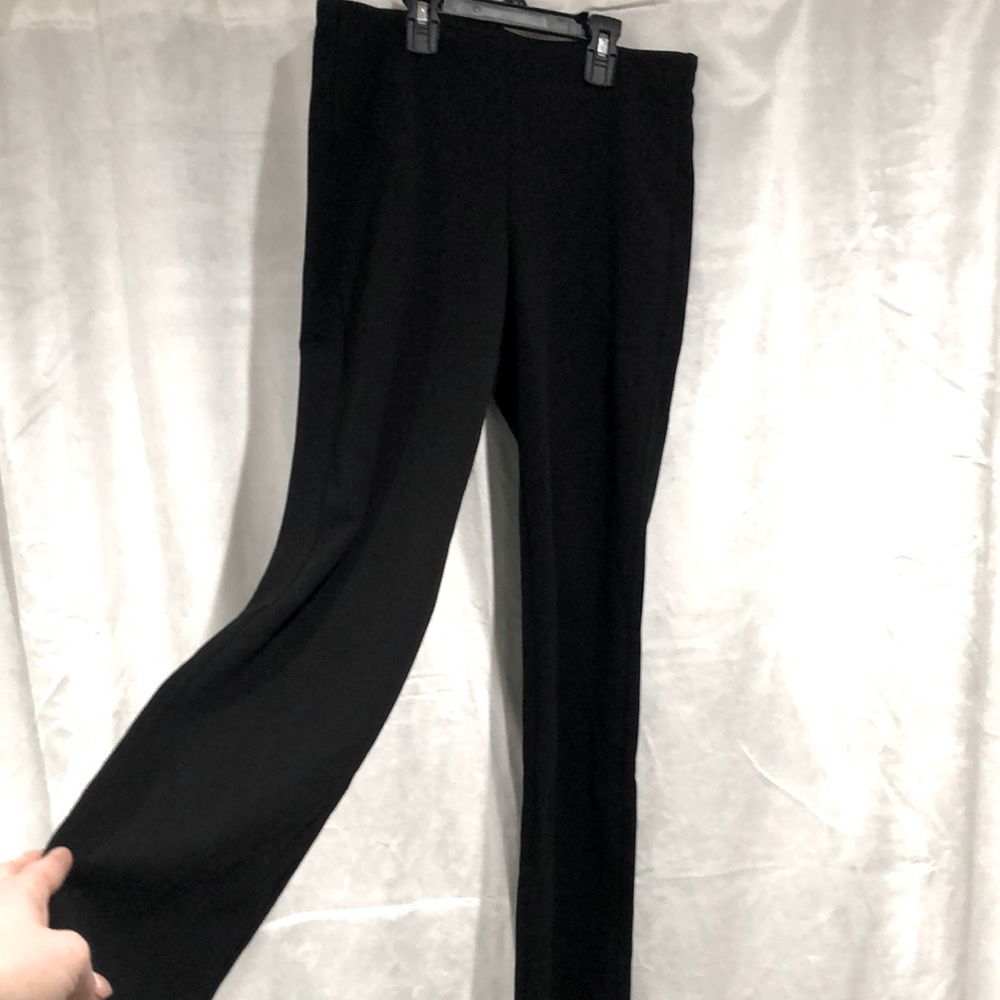 Black stretch Pull-on Work Pants